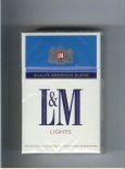 L&M Quality American Blend Lights red Lights cigarettes hard box
