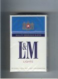 L&M Quality American Blend Lights red Lights cigarettes hard box L&M Quality American Blend Lights red Lights cigarettes hard box
