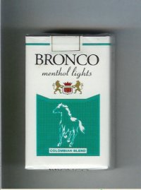Bronco Menthol Lights cigarettes