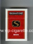 Signature S Full Flavor cigarettes hard box Signature S Full Flavor cigarettes hard box