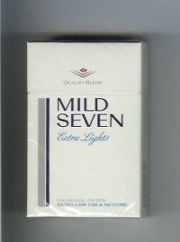 Mild Seven Extra Lights cigarettes hard box