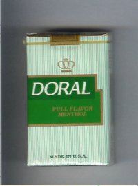 Doral Full Flavor Menthol cigarettes soft box
