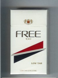 Free 100s Low Tar Cigarettes hard box