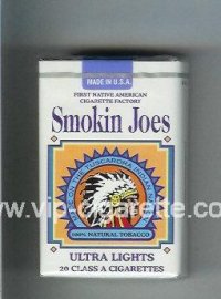 Smokin Joes Ultra Lights cigarettes soft box