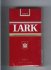 Lark Premium Quality Tobaccos 100s Charcoal Filter red cigarettes hard box