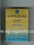 Sopianae Gold Lights Multifilter cigarettes hard box