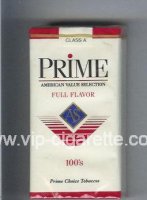 Prime Full Flavor 100s cigarettes soft box