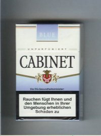 Cabinet Blue cigarettes