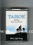 Tahoe Quality American Blend Ultra Light Kings cigarettes soft box Tahoe Quality American Blend Ultra Light Kings cigarettes soft box