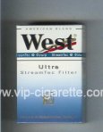 West 'R' Ultra StreamTec Filter American Blend cigarettes hard box West 'R' Ultra StreamTec Filter American Blend cigarettes hard box