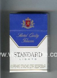 Standard Lights Selected Quality Tobaccos Cigarettes hard box