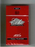 Echo 100s Full Flavor cigarettes hard box Echo 100s Full Flavor cigarettes hard box