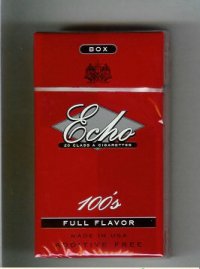 Echo 100s Full Flavor cigarettes hard box
