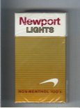 Newport Non Menthol Lights 100s cigarettes hard box