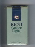 Kent Golden Lights Menthol 100s cigarettes soft box Kent Golden Lights Menthol 100s cigarettes soft box