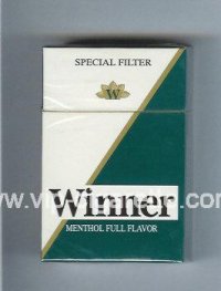 Winner Menthol Full Flavor Special Filter Cigarettes hard box