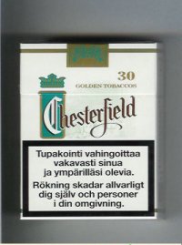 Chesterfield Classic Menthol cigarettes Golden Tobaccos 30