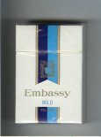 Embassy Mild Filter cigarettes hard box