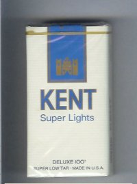 Kent Super Lights Deluxe 100s cigarettes soft box