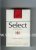 Select Extra American Blend cigarettes hard box