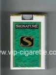 Signature S Menthol Lights cigarettes soft box Signature S Menthol Lights cigarettes soft box