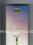 Rainbow Menthol Luxury 100s cigarettes hard box
