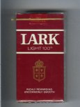 Lark Light 100s Richly Rewarding red Cigarettes soft box Lark Light 100s Richly Rewarding red Cigarettes soft box