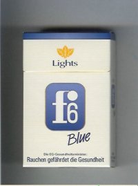F6 Lights Blue Cigarettes hard box