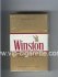 Winston with eagle from above in the right Lights cigarettes hard box