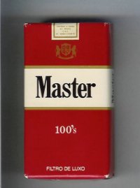 Master 100s Filtro De Luxo cigarettes soft box
