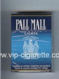 Pall Mall Famous American Cigarettes Lights cigarettes hard box Pall Mall Famous American Cigarettes Lights cigarettes hard box