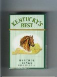 Kentucky's Best Menthol Kings cigarettes hard box