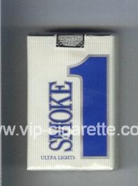 Smoke 1 Ultra Lights cigarettes soft box