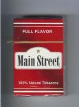 Main Street Full Flavor cigarettes hard box Main Street Full Flavor cigarettes hard box