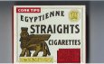 Egyptienne Straights cigarettes wide flat hard box