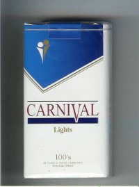 Carnival 100s Lights cigarettes