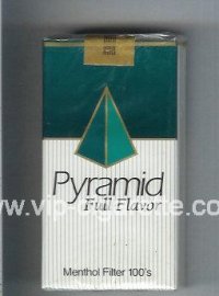 Pyramid Full Flavor Menthol Filter 100s cigarettes soft box