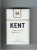 Kent USA Blend One Lights 1 Lightest Charcoal Filter cigarettes hard box