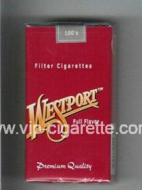 Westport Full Flavor Premium Quality 100s cigarettes soft box