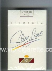 R1 Reemtsma Slim Line Modern Mild 100s cigarettes hard box