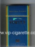 Vortex 100s Menthol Lights cigarettes hard box