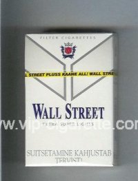 Wall Street Extra Super Lights cigarettes hard box