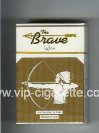 The Brave Lights Premium Blend cigarettes hard box