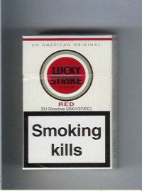 Lucky Strike Red cigarettes hard box