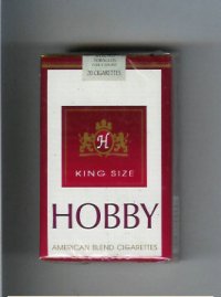 Hobby King Size American Blend cigarettes soft box
