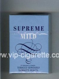 Supreme Mild Cigarettes hard box
