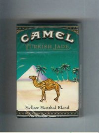 Camel Turkish Jade Mellow Menthol Blend cigarettes hard box
