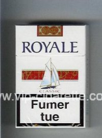 Royale Classic cigarettes white and red hard box