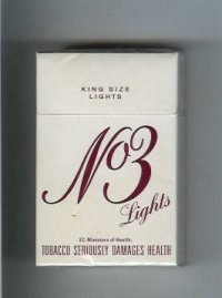 No 3 Lights cigarettes hard box