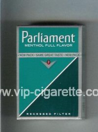 Parliament Menthol Full Flavor cigarettes hard box